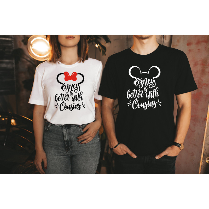 Disney is Better With My Cousin T-shirt, Disneyland Cousin Shirt, Cousin Crew, Cousin Squad, Disneyland Shirt, Cousin Cruise,Gift For Cousin - 1.jpg