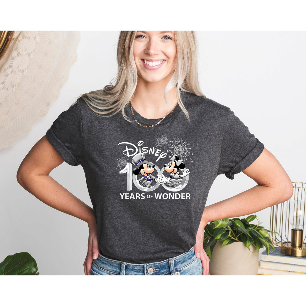 Disney100 Shirt, Disneyworld 100 years Of Wonder, 100th Anniversary Disneyland Shirt, Mickey And Friends, Chip And Dale, Mickey And Minnie - 2.jpg