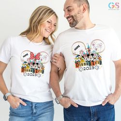 disneyland trip 2023 shirt, custom disneyworld shirt, family disneyworld, disneyland shirt family, name shirt for kids,