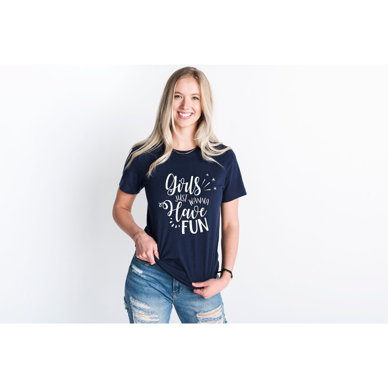 Girls Just Wanna Have Fun Shirt, Fun Girls Shirt, Girls Tee Shirt, Women's T-Shirts, Girls Trip Shirt, Girls Party Shirt, Funny Women Shirt - 3.jpg