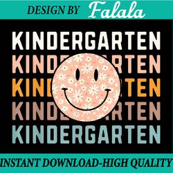 retro floral kindergarten teachers back to school student png, first day of school png, back to school png, digital down