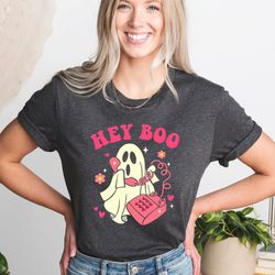 hey boo shirt, scream halloween shirt, scream you hang up shirt,funny ghost shirt,ghost calling shirt,cute ghost shirt,f