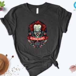 meet the dancing clown shirt, it movie shirt, dancing clown pennywise, it horror characters, it horror movie shirt, horr