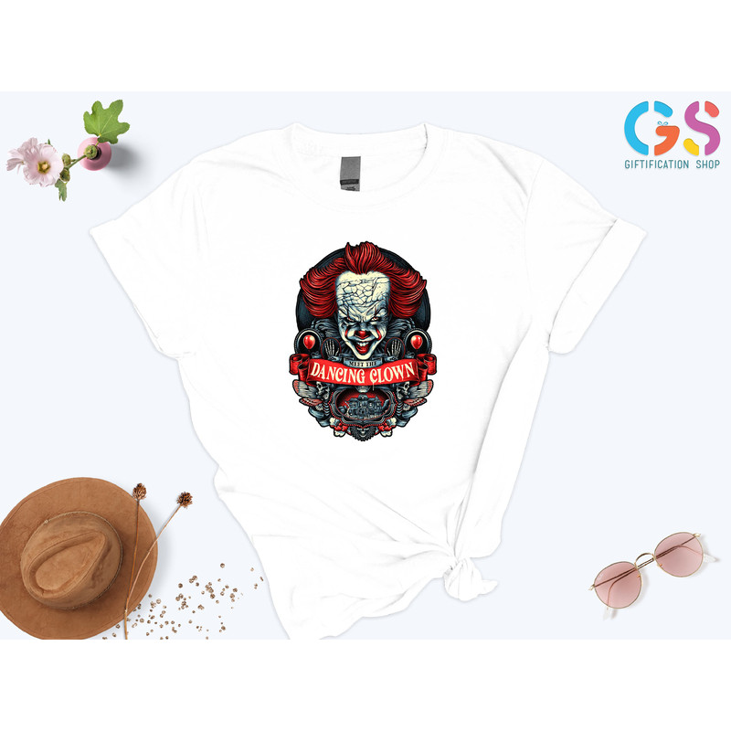 Meet The Dancing Clown Shirt, It Movie Shirt, Dancing Clown Pennywise, It Horror Characters, It Horror Movie Shirt, Horror Characters - 2.jpg
