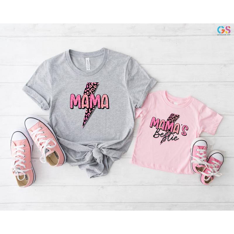 Mama Mamas Bestie Shirt,Mama Mini Shirt, Mama And Girl Shirt, Mom And Daughters, Mom And Girl Matching Shirt, Mom Daughter Squad - 2.jpg