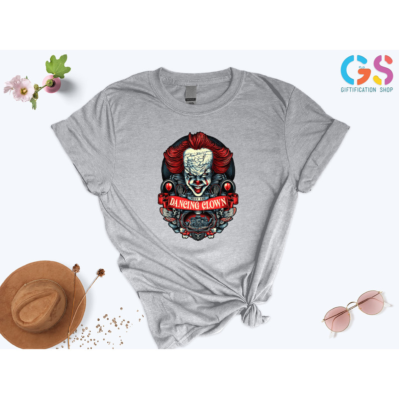 Meet The Dancing Clown Shirt, It Movie Shirt, Dancing Clown Pennywise, It Horror Characters, It Horror Movie Shirt, Horror Characters - 3.jpg