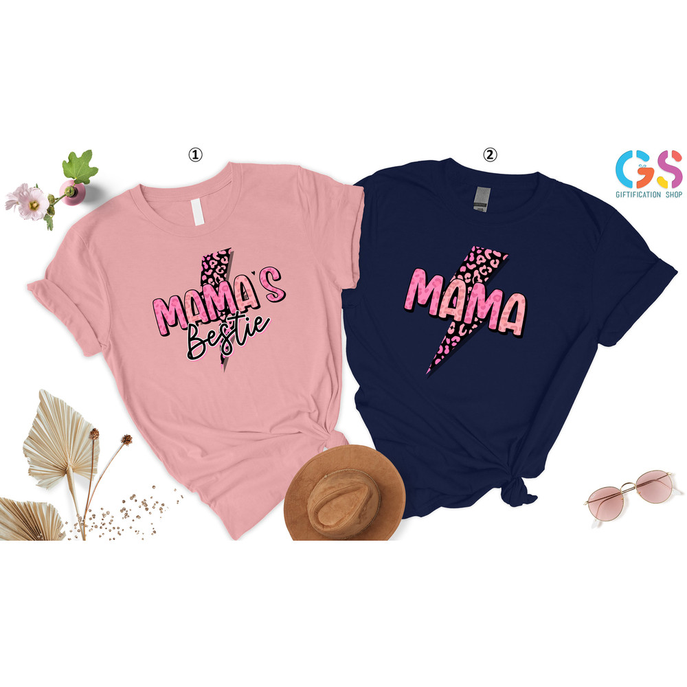 Mama Mamas Bestie Shirt,Mama Mini Shirt, Mama And Girl Shirt, Mom And Daughters, Mom And Girl Matching Shirt, Mom Daughter Squad - 3.jpg