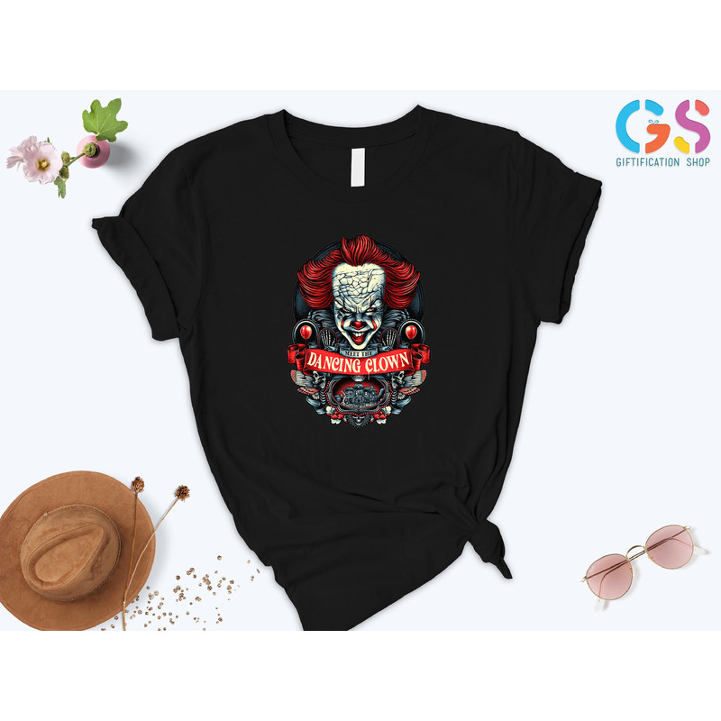 Meet The Dancing Clown Shirt, It Movie Shirt, Dancing Clown Pennywise, It Horror Characters, It Horror Movie Shirt, Horror Characters - 4.jpg