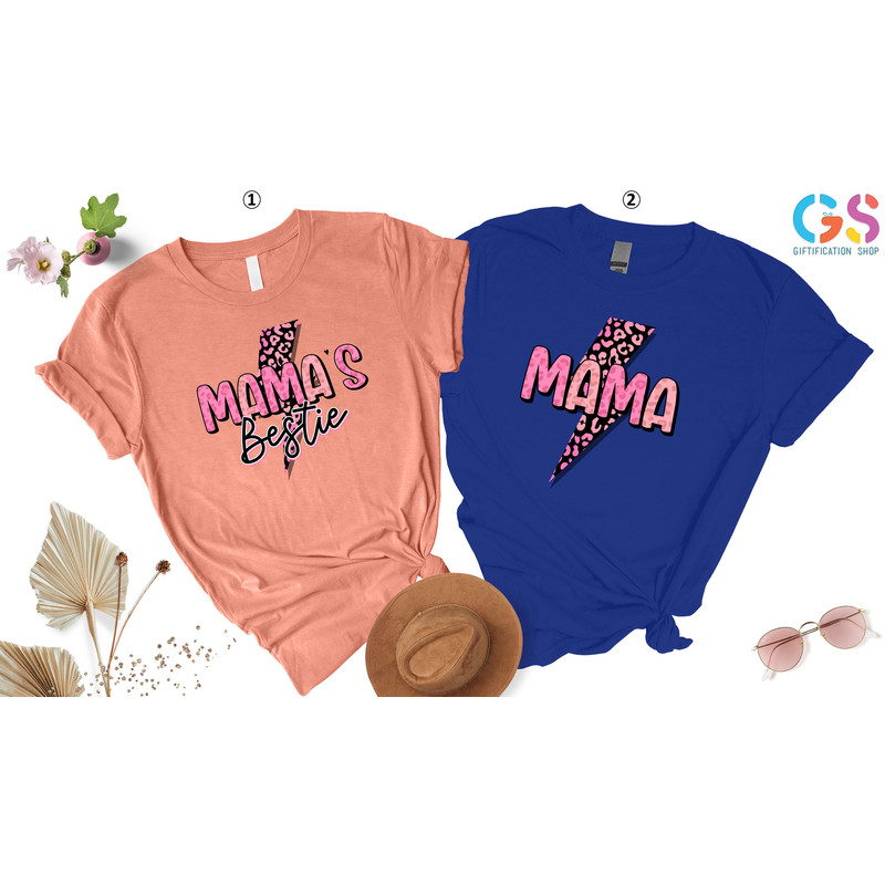 Mama Mamas Bestie Shirt,Mama Mini Shirt, Mama And Girl Shirt, Mom And Daughters, Mom And Girl Matching Shirt, Mom Daughter Squad - 4.jpg