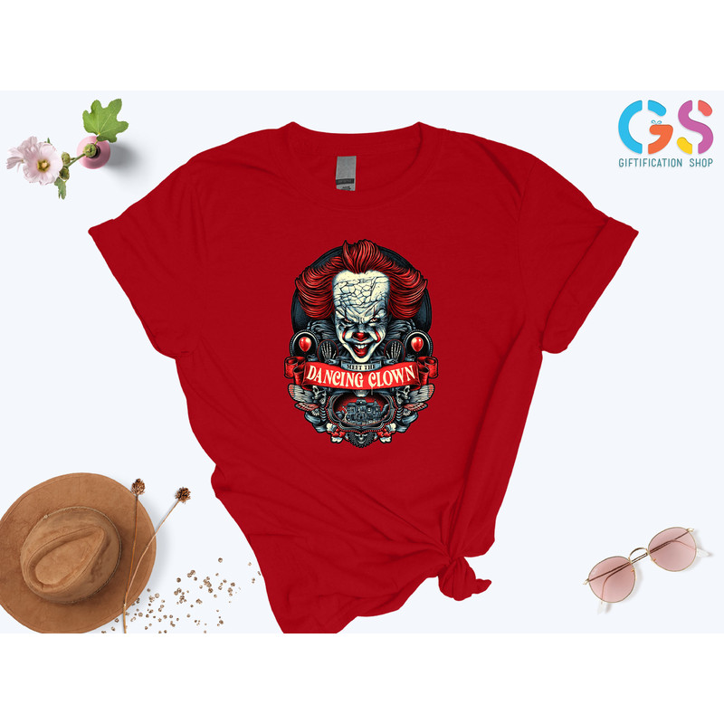 Meet The Dancing Clown Shirt, It Movie Shirt, Dancing Clown Pennywise, It Horror Characters, It Horror Movie Shirt, Horror Characters - 5.jpg