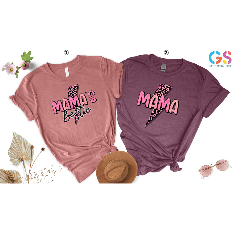 Mama Mamas Bestie Shirt,Mama Mini Shirt, Mama And Girl Shirt, Mom And Daughters, Mom And Girl Matching Shirt, Mom Daughter Squad - 5.jpg