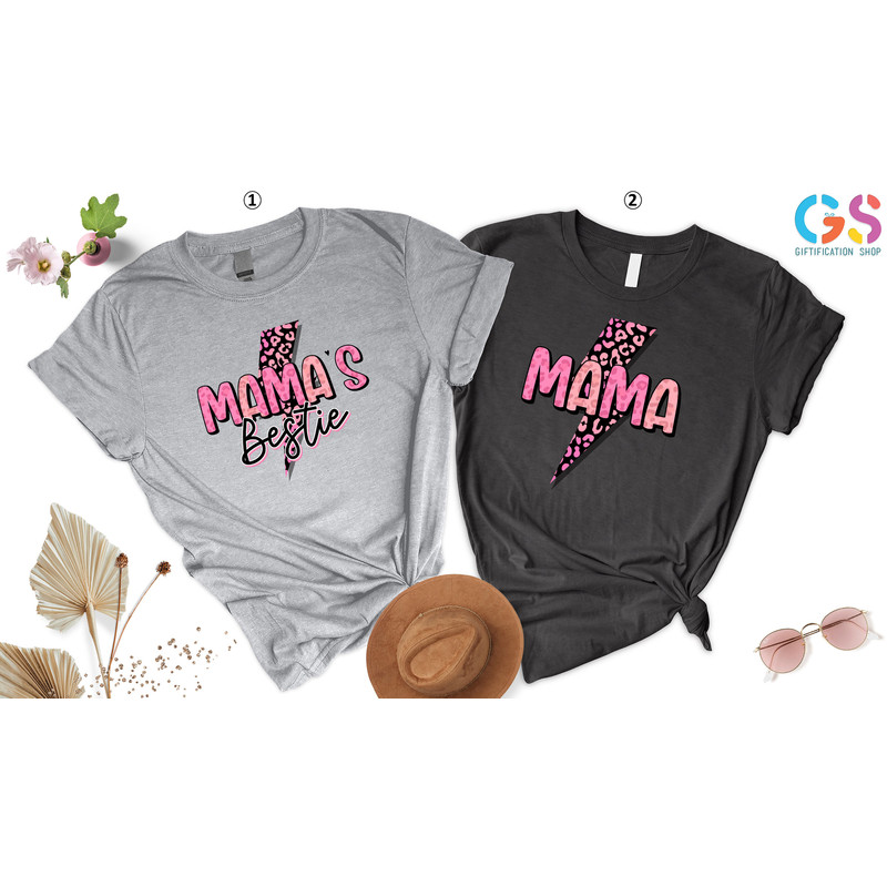 Mama Mamas Bestie Shirt,Mama Mini Shirt, Mama And Girl Shirt, Mom And Daughters, Mom And Girl Matching Shirt, Mom Daughter Squad - 6.jpg