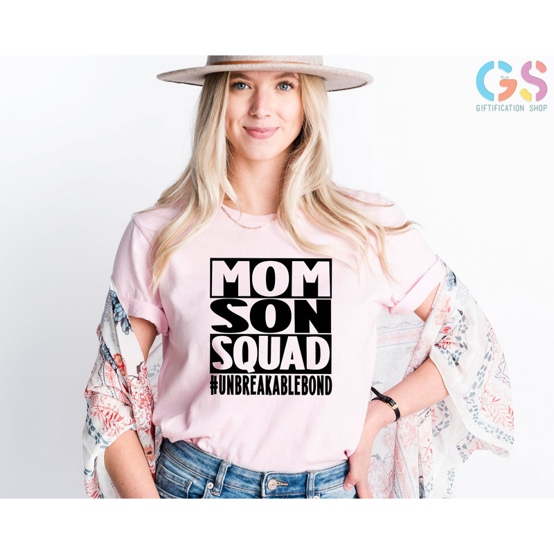 Mom Son Squad T-Shirt, Mom And Son Matching Shirts, Mommy And Me Shirt, Mother Son Shirts, Mothers Day Gifts,Boy's Mama Shirt,Gift for Mom - 3.jpg