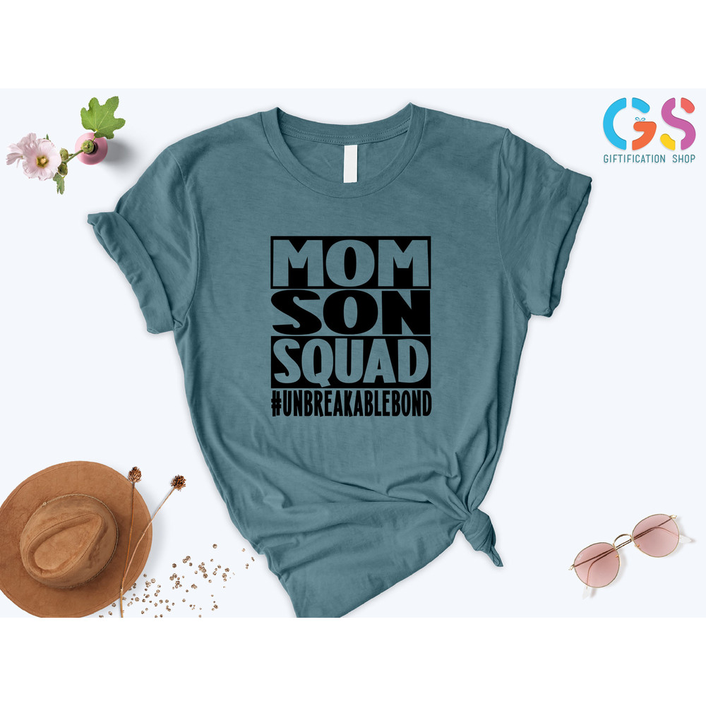 Mom Son Squad T-Shirt, Mom And Son Matching Shirts, Mommy And Me Shirt, Mother Son Shirts, Mothers Day Gifts,Boy's Mama Shirt,Gift for Mom - 4.jpg