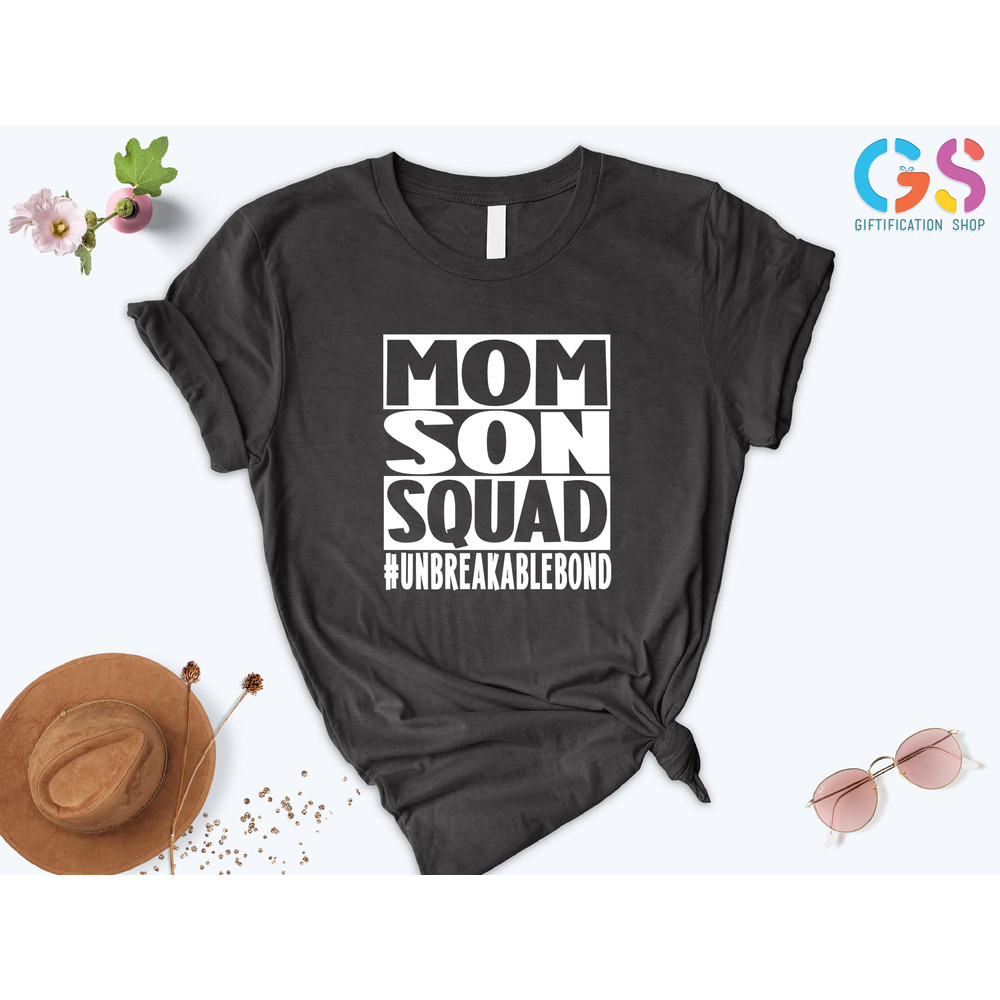 Mom Son Squad T-Shirt, Mom And Son Matching Shirts, Mommy And Me Shirt, Mother Son Shirts, Mothers Day Gifts,Boy's Mama Shirt,Gift for Mom - 6.jpg