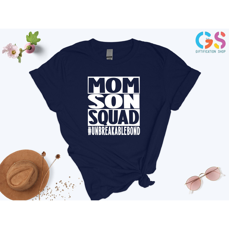 Mom Son Squad T-Shirt, Mom And Son Matching Shirts, Mommy And Me Shirt, Mother Son Shirts, Mothers Day Gifts,Boy's Mama Shirt,Gift for Mom - 7.jpg