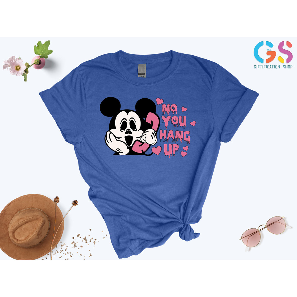No You Hang Up Shirt, Ghostface Valentine Shirt, Stitch Halloween Shirt, Mickey Ghost Shirt, Horror Shirt, Halloween Disneyworld Shirt - 5.jpg