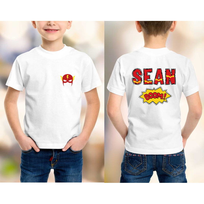 Personalized Kids Shirt, Super Heros Shirt, Name Shirt For Kids, Customized Shirt For Kids, Marvels Shirt, Avengers Shirt, Gift For Boys - 3.jpg