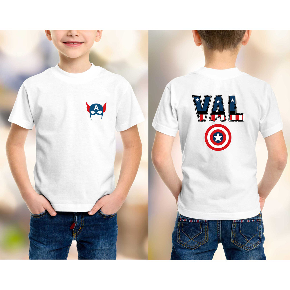 Personalized Kids Shirt, Super Heros Shirt, Name Shirt For Kids, Customized Shirt For Kids, Marvels Shirt, Avengers Shirt, Gift For Boys - 4.jpg