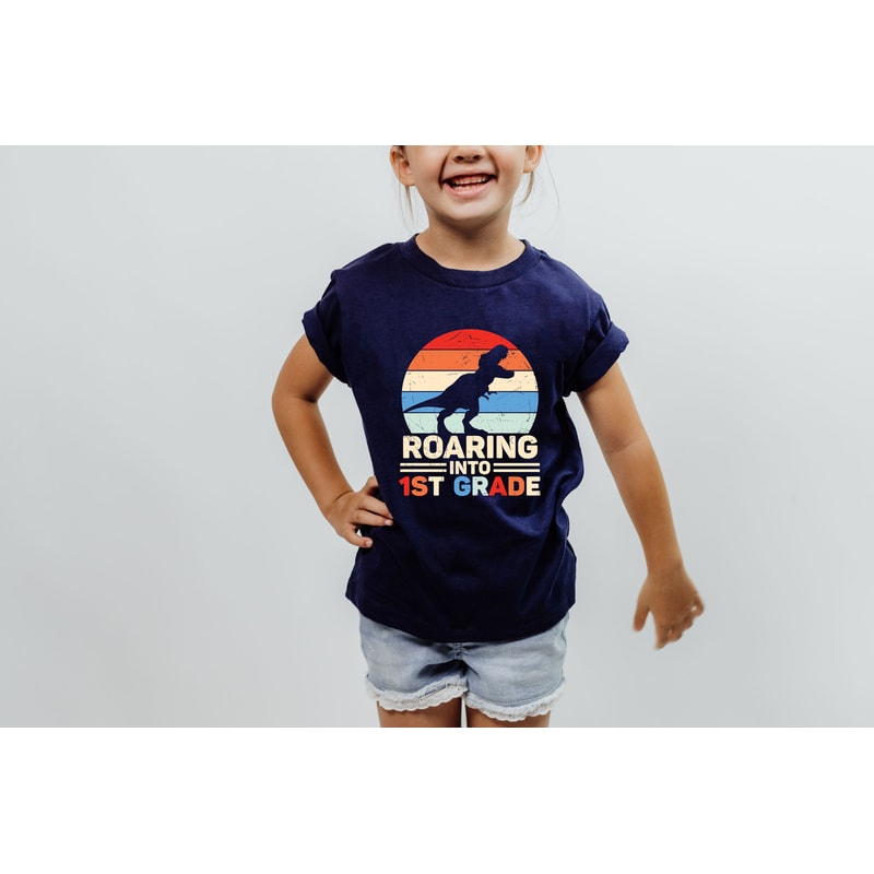 Roaring Into 1st Grade Shirt, 2nd Grade Shirt, 3rd Grade Shirt, 4th Grade Shirt, 5th Garde Shirt, Back To School Shirt - 2.jpg