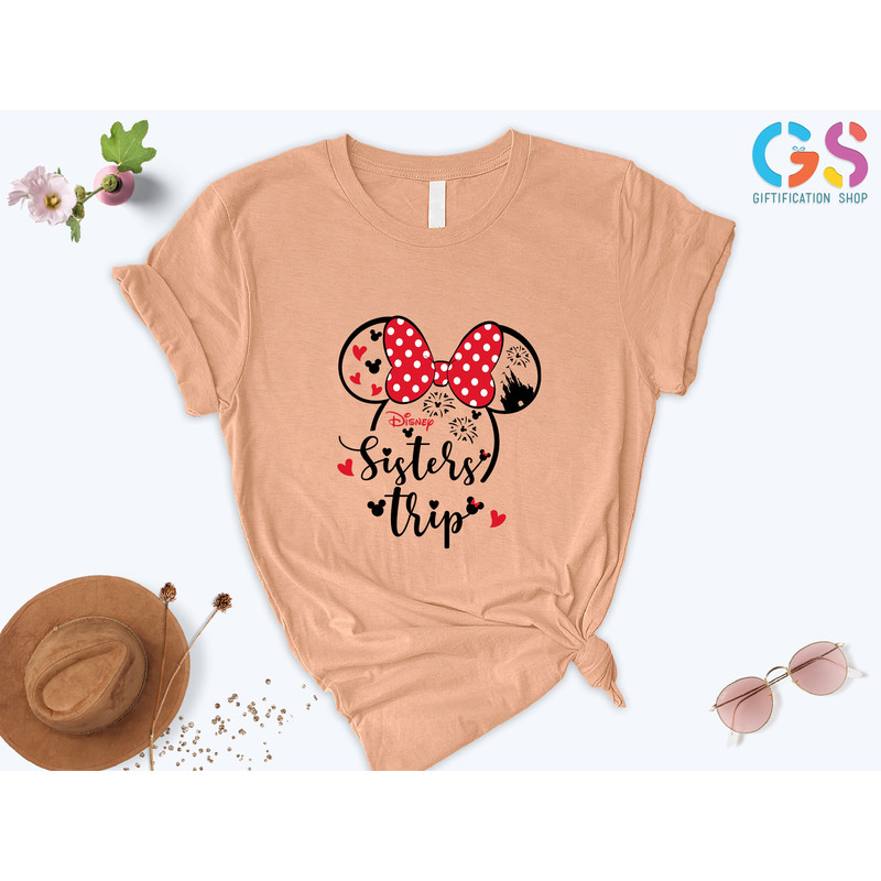Sisters Trip T-Shirts, Disneyland Girls Trip T-shirt,Disney Shirt,Girls Birthday Shirt, Minnie Shirt,Disneyworld Sisters Shirt, Gift For Her - 5.jpg
