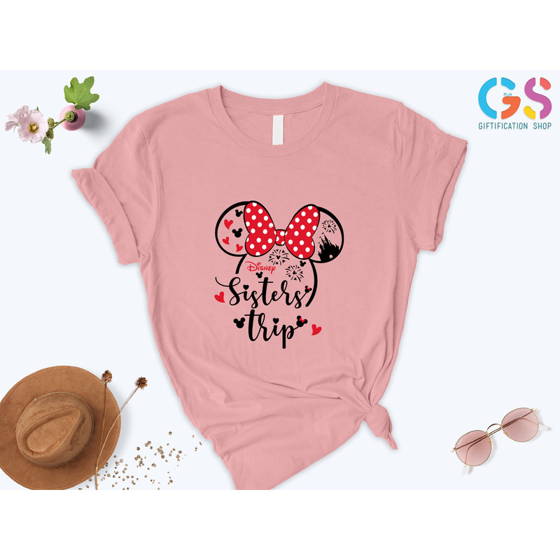 Sisters Trip T-Shirts, Disneyland Girls Trip T-shirt,Disney Shirt,Girls Birthday Shirt, Minnie Shirt,Disneyworld Sisters Shirt, Gift For Her - 6.jpg