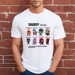 super heros dad shirt, funny dad shirt, father's day gift from kids,gift for dad,dad t shirt,daddy birthday gift,father'