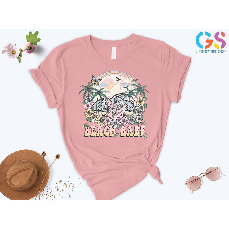 Beach Babe Shirt, Beach Shirt Women , Womens Summer Shirt, Beach Tee, Summer Vibes Shirt, Vacation Shirt, Summer Gifts, Gift For Her - 4.jpg