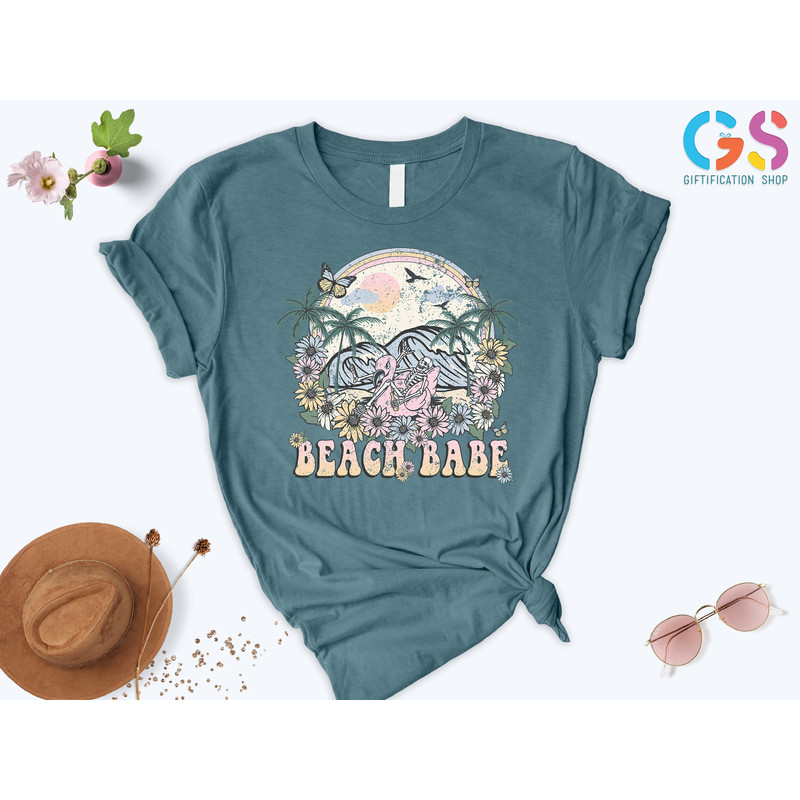 Beach Babe Shirt, Beach Shirt Women , Womens Summer Shirt, Beach Tee, Summer Vibes Shirt, Vacation Shirt, Summer Gifts, Gift For Her - 7.jpg