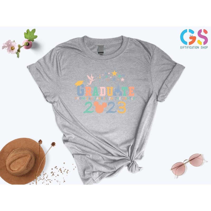 Disneyland Graduation Shirt, Disneyworld graduate Shirt, End Of The Year, Class of 2023 , From The Tassel To The Castle Shirt, Senior 2023 - 4.jpg