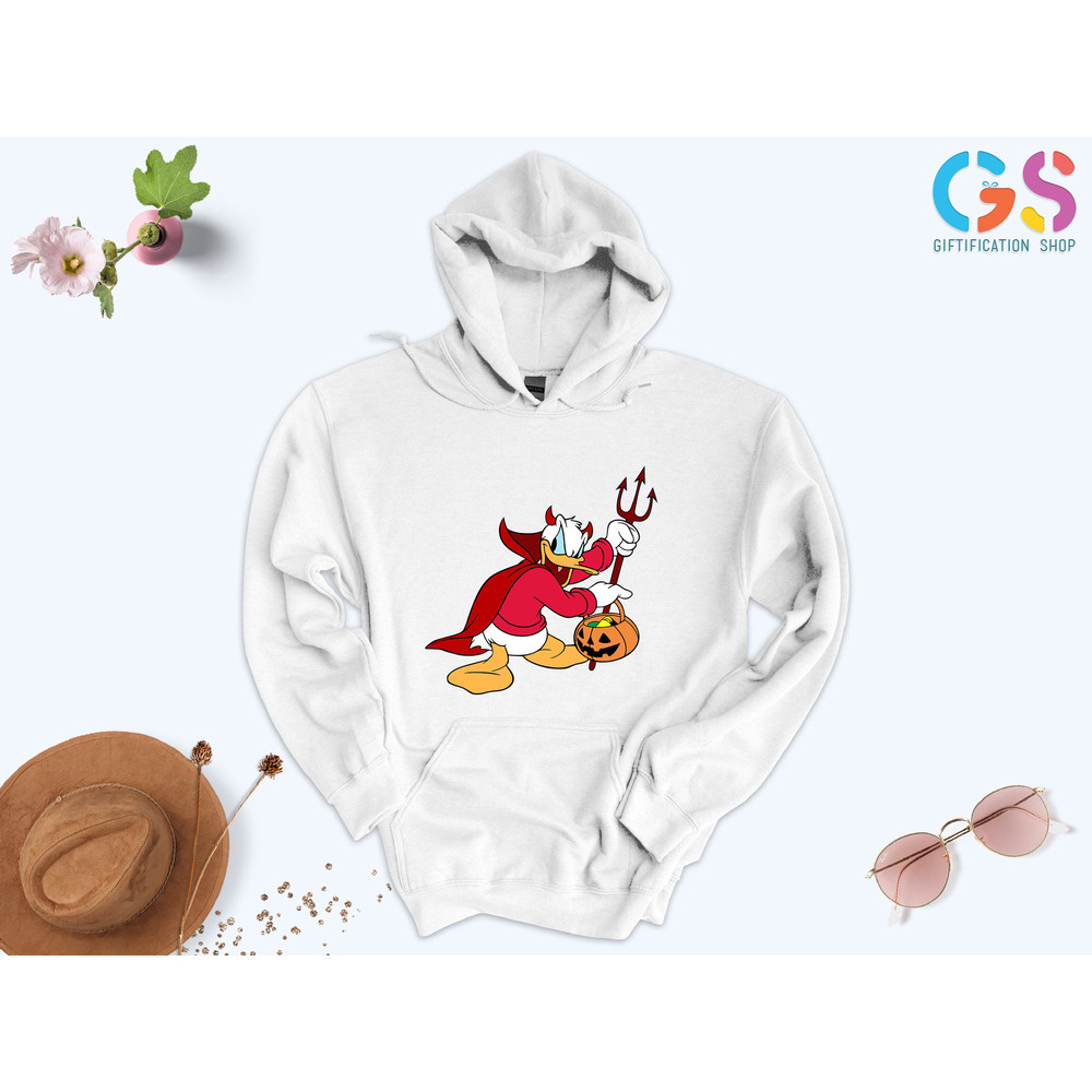 Donald Duck Halloween Hoodie, Devil Donald Sweatshirt, Disneyland Halloween Hoodie, Funny Halloween Sweatshirt, Funny Halloween Gifts - 6.jpg