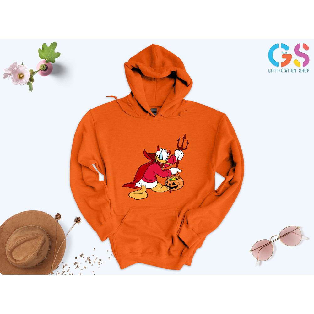Donald Duck Halloween Hoodie, Devil Donald Sweatshirt, Disneyland Halloween Hoodie, Funny Halloween Sweatshirt, Funny Halloween Gifts - 7.jpg