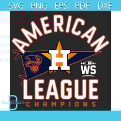 houston astros american league champions 2021 world series svg, sport svg