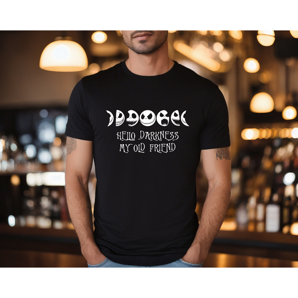 Hello Darkness My Old Friend Shirt, Trick Or Treat Shirt, Spooky Season Shirt, Halloween Shirt For Men, Halloween Gifts For Him,Spooky Vibes - 1.jpg