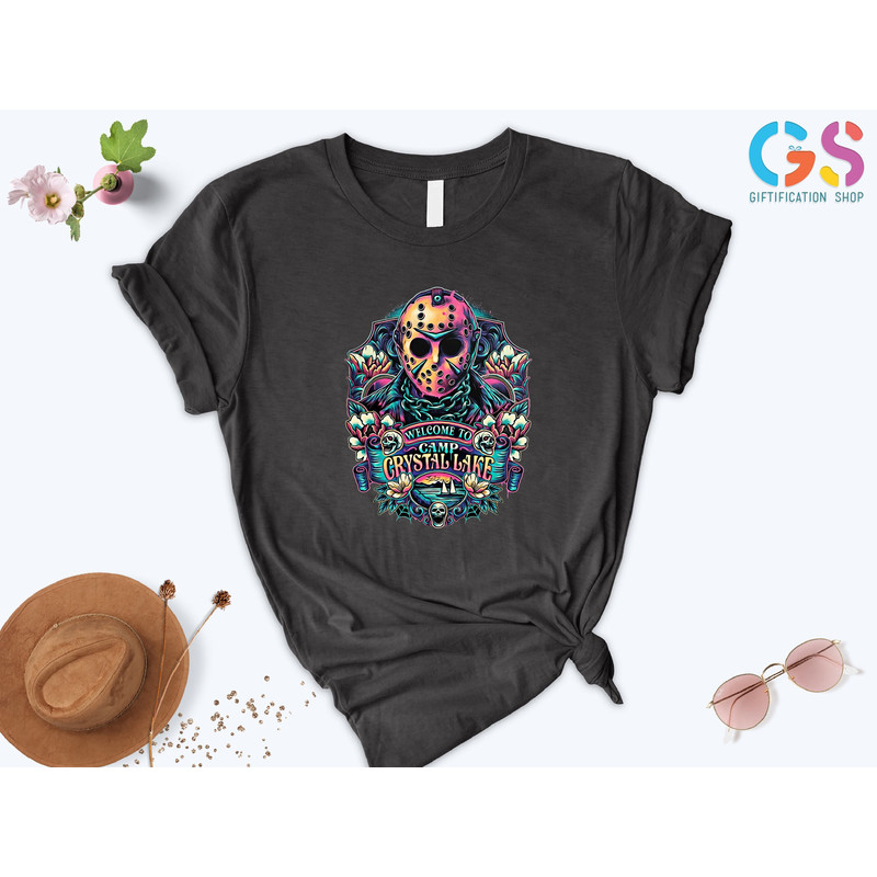 Horror Halloween Shirt, Horror Movie Shirt, Jason Voorhees Mask Shirt, Friday The 13th T-Shirt, Jason Voorhees Shirt, Horror Lover Gift - 1.jpg