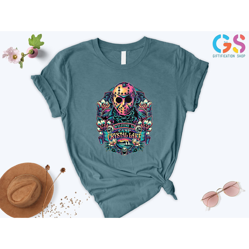 Horror Halloween Shirt, Horror Movie Shirt, Jason Voorhees Mask Shirt, Friday The 13th T-Shirt, Jason Voorhees Shirt, Horror Lover Gift - 5.jpg