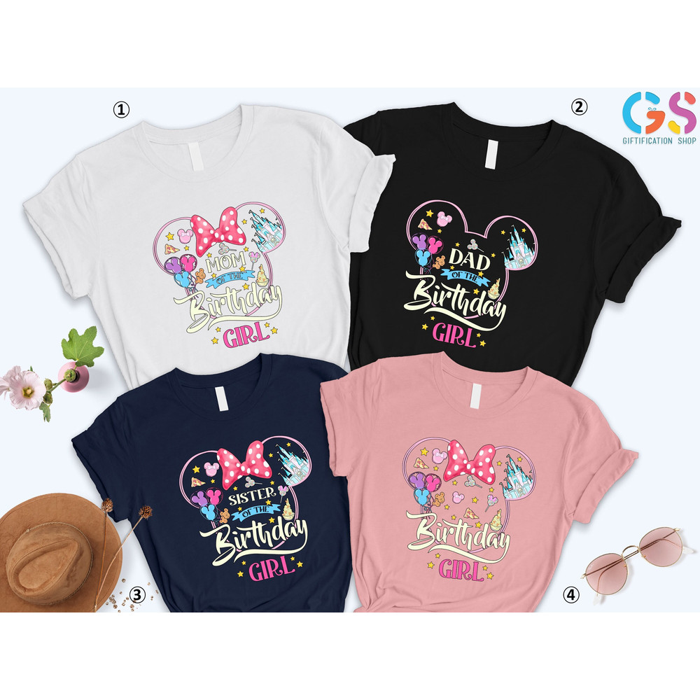 Minnie Birthday Girl Shirt, Disneyland Birthday Girl Shirt, Disneyworld birthday Shirt Family, Minnie Party Favors, Birthday Girl Gifts - 4.jpg