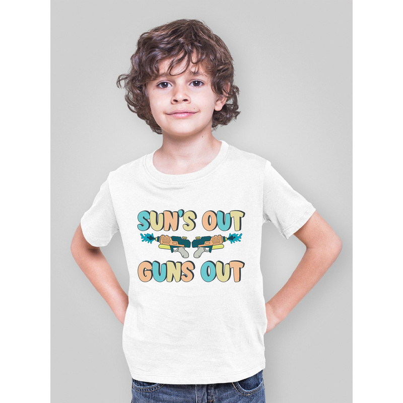 Suns Out Guns Out Shirt, Kids Summer Shirt, Summer Boy Shirt, Toddler Shirt, Kids Beach Shirt, Summer Baby Shirt, Toddler Summer Tee - 1.jpg