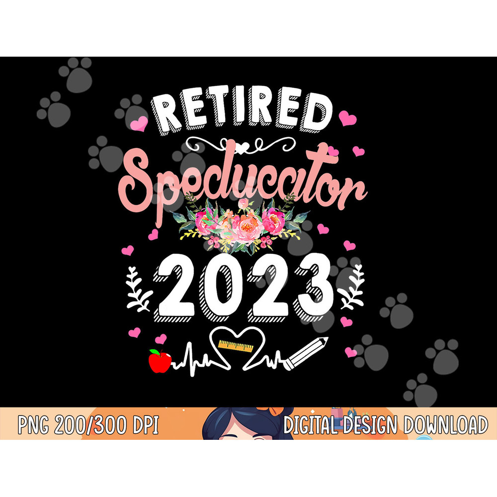 Retired Special Education Teacher Cute Retirement 2023 Gifts png, sublimation copy.jpg