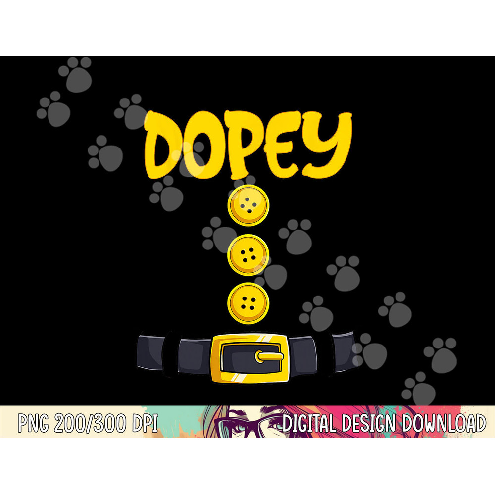 Dopey Halloween Dwarf Costume Color Matching png, sublimation copy.jpg