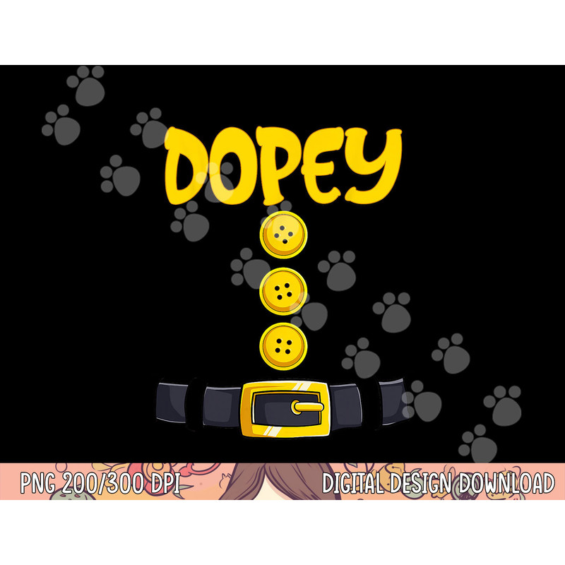 Dopey Halloween Dwarf Costume Color Matching png, sublimation copy.jpg