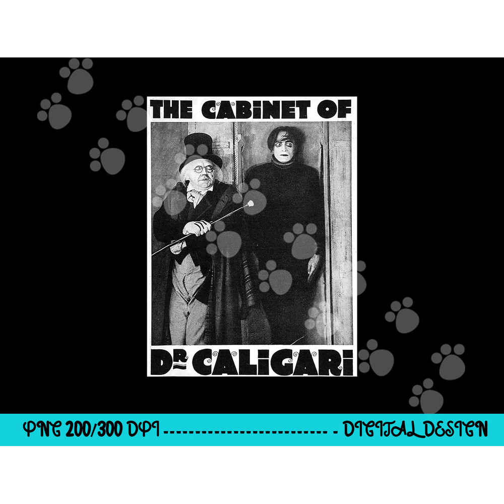 Dr Caligari Halloween Monster Poster Vintage Horror Movie png,sublimation copy.jpg