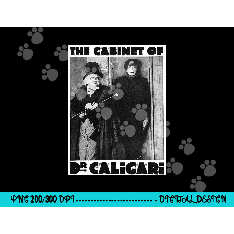 Dr Caligari Halloween Monster Poster Vintage Horror Movie png,sublimation copy.jpg