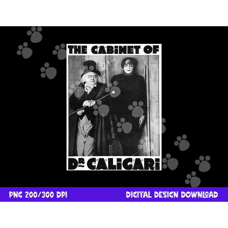 Dr Caligari Halloween Monster Poster Vintage Horror Movie png,sublimation copy.jpg