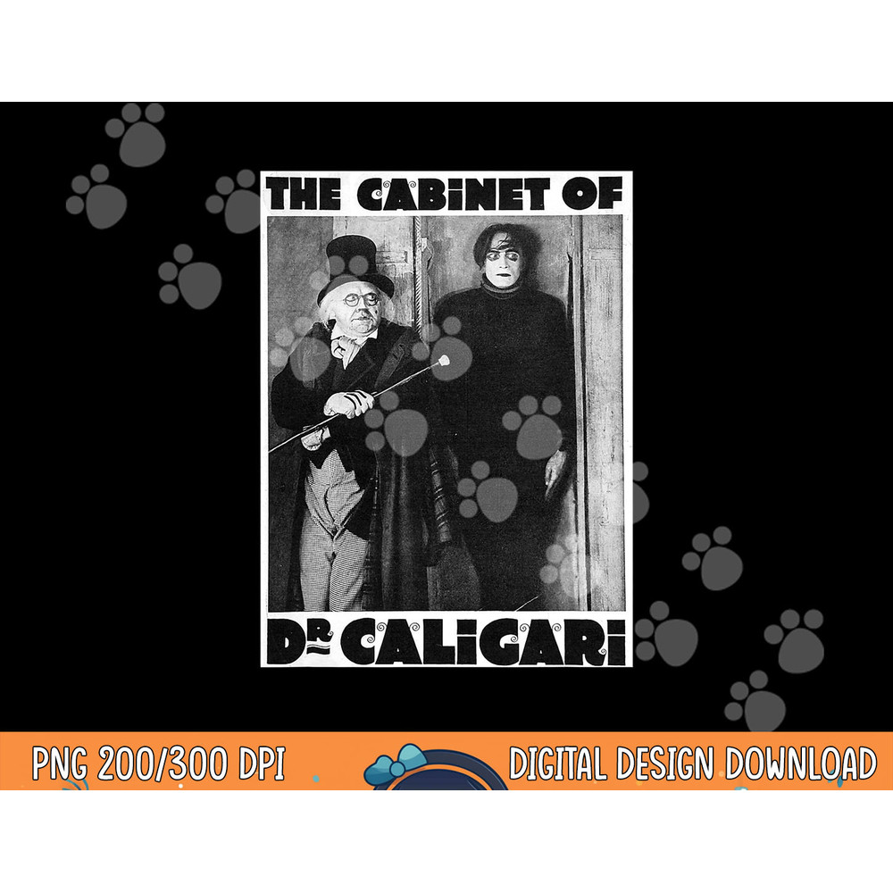Dr Caligari Halloween Monster Poster Vintage Horror Movie png,sublimation copy.jpg