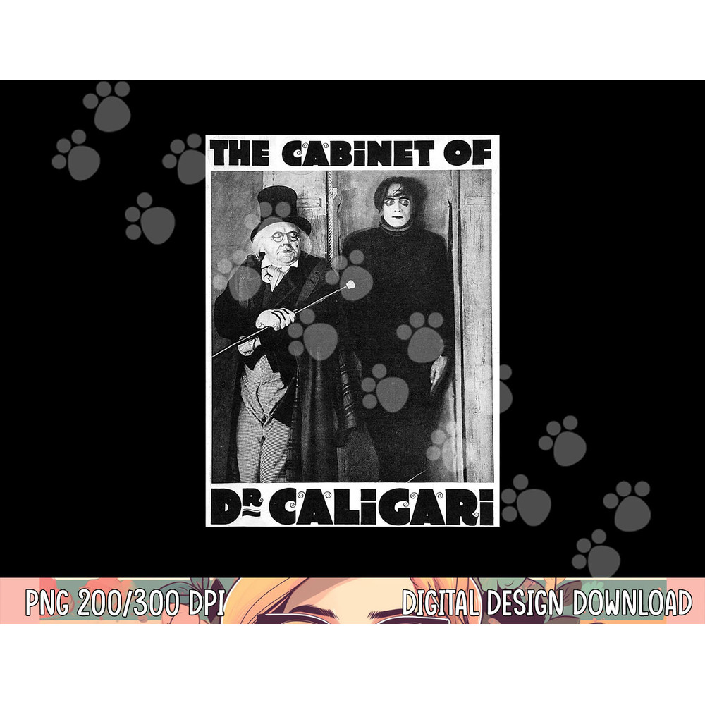 Dr Caligari Halloween Monster Poster Vintage Horror Movie png,sublimation copy.jpg
