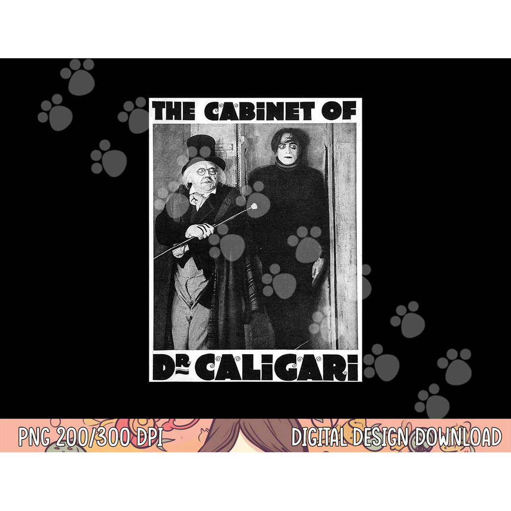 Dr Caligari Halloween Monster Poster Vintage Horror Movie png,sublimation copy.jpg