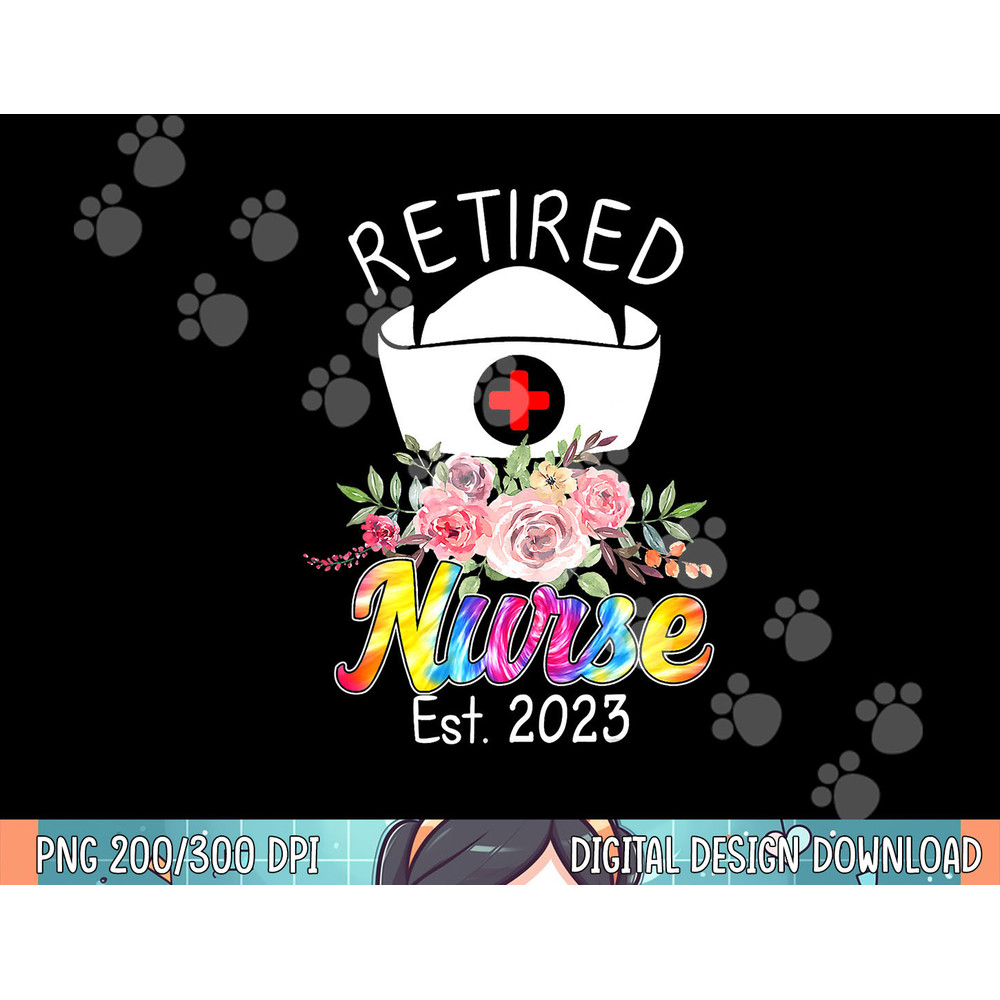 retirement s nurse 2023 nursing retired nurse tie dye .jpg