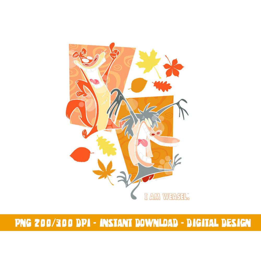 I Am Weasel Thanksgiving Group Shot Character Panels png, sublimation copy.jpg