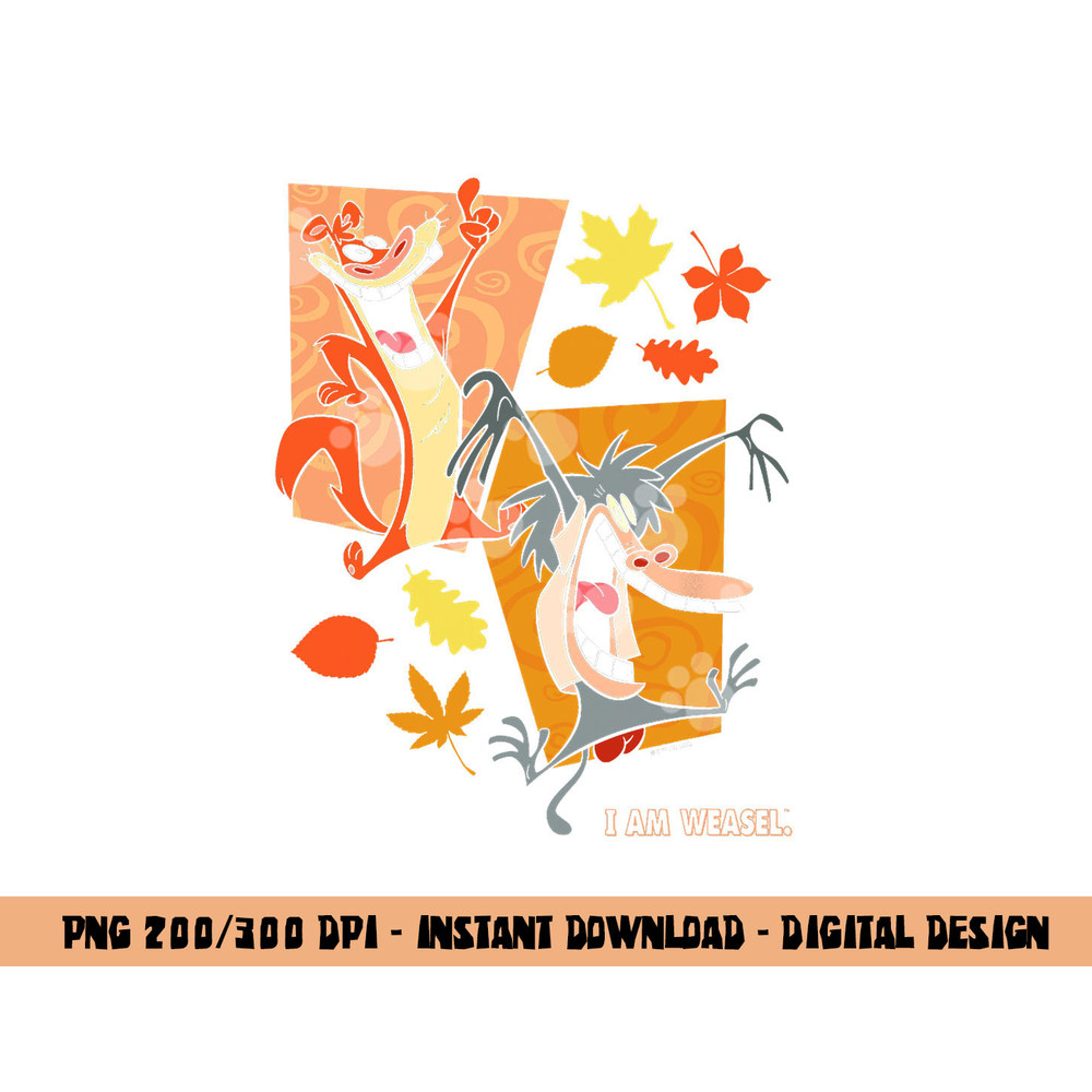 I Am Weasel Thanksgiving Group Shot Character Panels png, sublimation copy.jpg